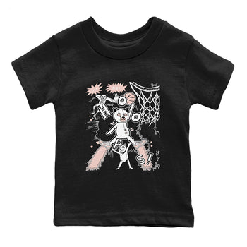 11s Legend Pink shirt to match jordans Stop The Bear sneaker tees Air Jordan 11 Legend Pink SNRT sneaker release tees baby toddler Black 2 cotton Shirt