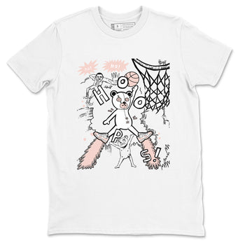 11s Legend Pink shirt to match jordans Stop The Bear sneaker tees Air Jordan 11 Legend Pink SNRT Sneaker Release Tees unisex cotton White 2 crew neck shirt