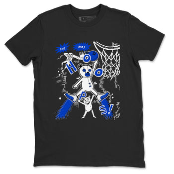 12s Blueberry shirts to match jordans Stop The Bear sneaker match tees Air Jordan 12 Blueberry SNRT Sneaker Release Tees unisex cotton Black 2 crew neck shirts