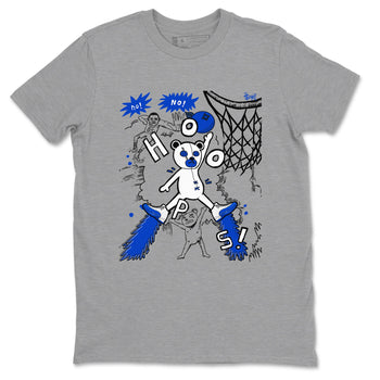 12s Blueberry shirts to match jordans Stop The Bear sneaker match tees Air Jordan 12 Blueberry SNRT Sneaker Release Tees unisex cotton Heather Grey 2 crew neck shirts