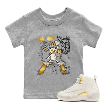 12s Phantom shirts to match jordans Stop The Bear sneaker match tees Air Jordan 12 WMNS Phantom match shoes to clothes SNRT Sneaker Tees Youth Baby Heather Grey 1 tee