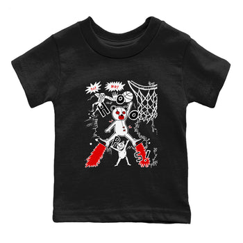 AJ12 Taxi Flip shirt to match jordans Stop The Bear sneaker tees AJ12 Taxi Flip SNRT sneaker release tees baby toddler Black 2 cotton Shirt