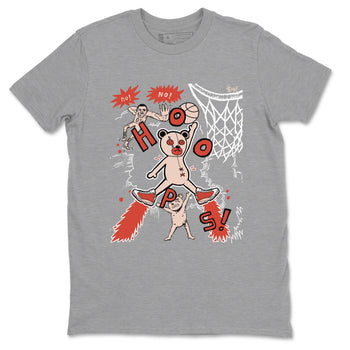 AJ13 Dune Red shirts to match jordans Stop The Bear sneaker match tees Air Jordan 13 Dune Red SNRT Sneaker Tees streetwear brand Heather Grey 2 unisex cotton tee
