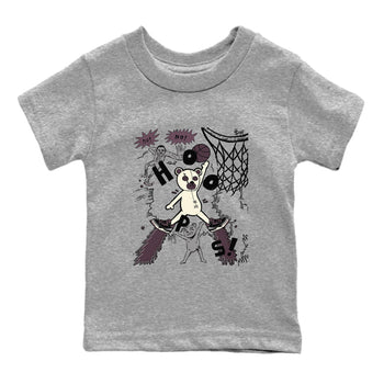 AJ3 A Ma Maniere x Black shirts to match jordans Stop The Bear sneaker match tees A Ma Maniere x Air Jordan 3 “Black” SNRT Sneaker Tees streetwear brand Baby and Youth Heather Grey 2 cotton tee