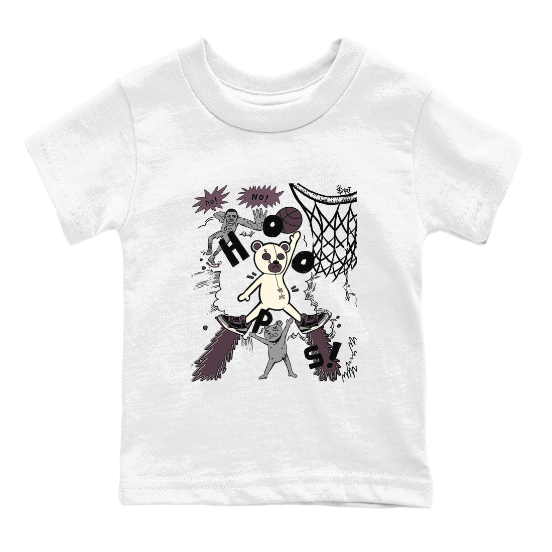 AJ3 A Ma Maniere x Black shirts to match jordans Stop The Bear sneaker match tees A Ma Maniere x Air Jordan 3 “Black” SNRT Sneaker Tees streetwear brand Baby and Youth White 2 cotton tee
