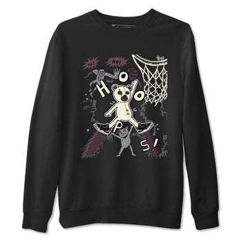 AJ3 A Ma Maniere x Black shirts to match jordans Stop The Bear sneaker match tees A Ma Maniere x Air Jordan 3 “Black” SNRT Sneaker Tees streetwear brand Black 2 unisex cotton tee