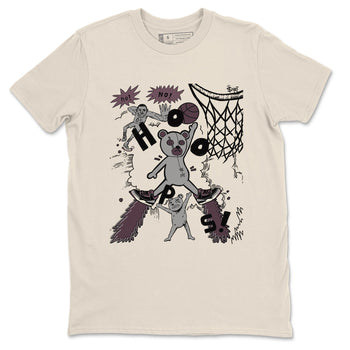 AJ3 A Ma Maniere x Black shirts to match jordans Stop The Bear sneaker match tees A Ma Maniere x Air Jordan 3 “Black” SNRT Sneaker Tees streetwear brand Natural 2 unisex cotton tee