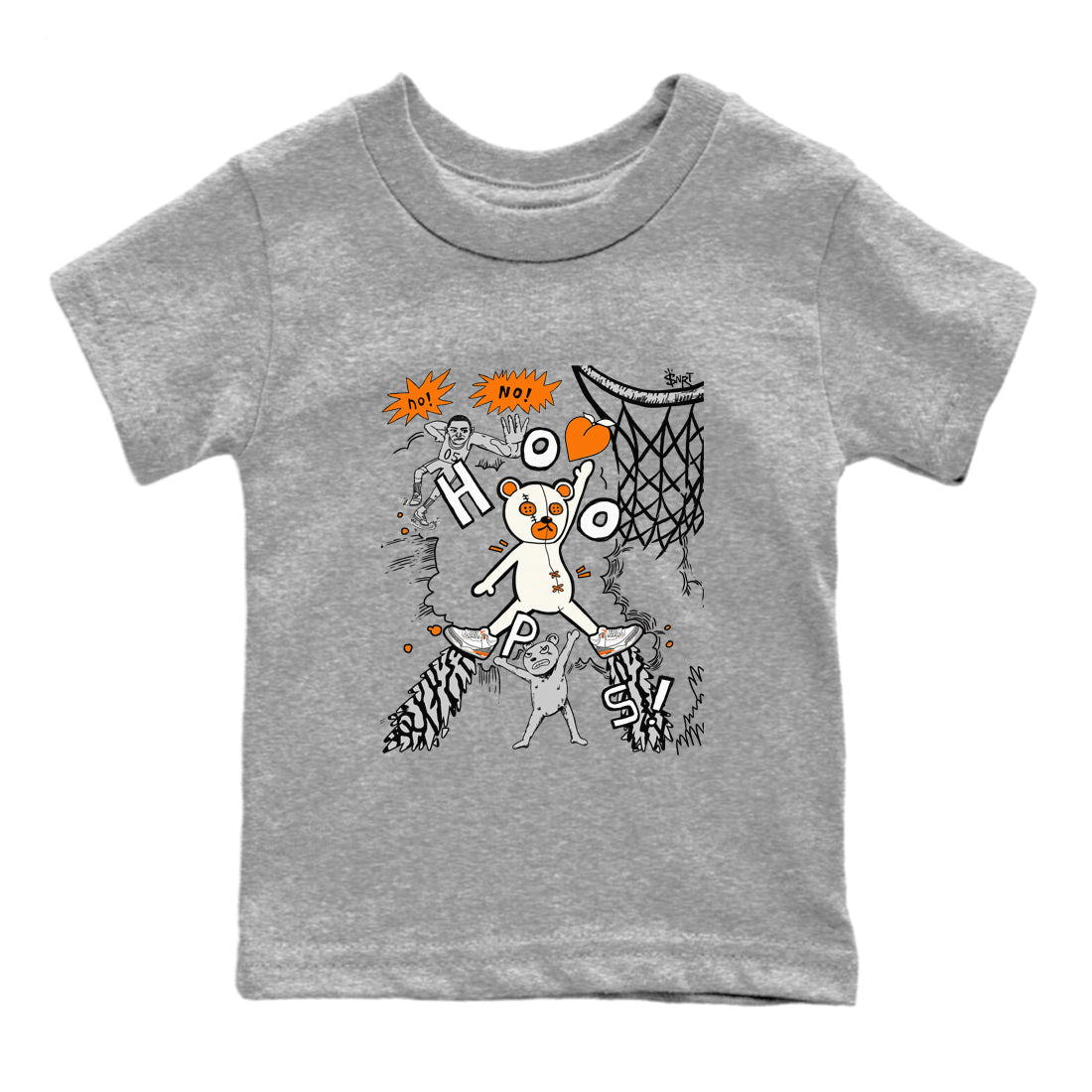 3s Georgia Peach shirt to match jordans Stop The Bear sneaker tees Air Jordan 3 Georgia Peach SNRT sneaker release tees baby toddler Heather Grey 2 cotton Shirt
