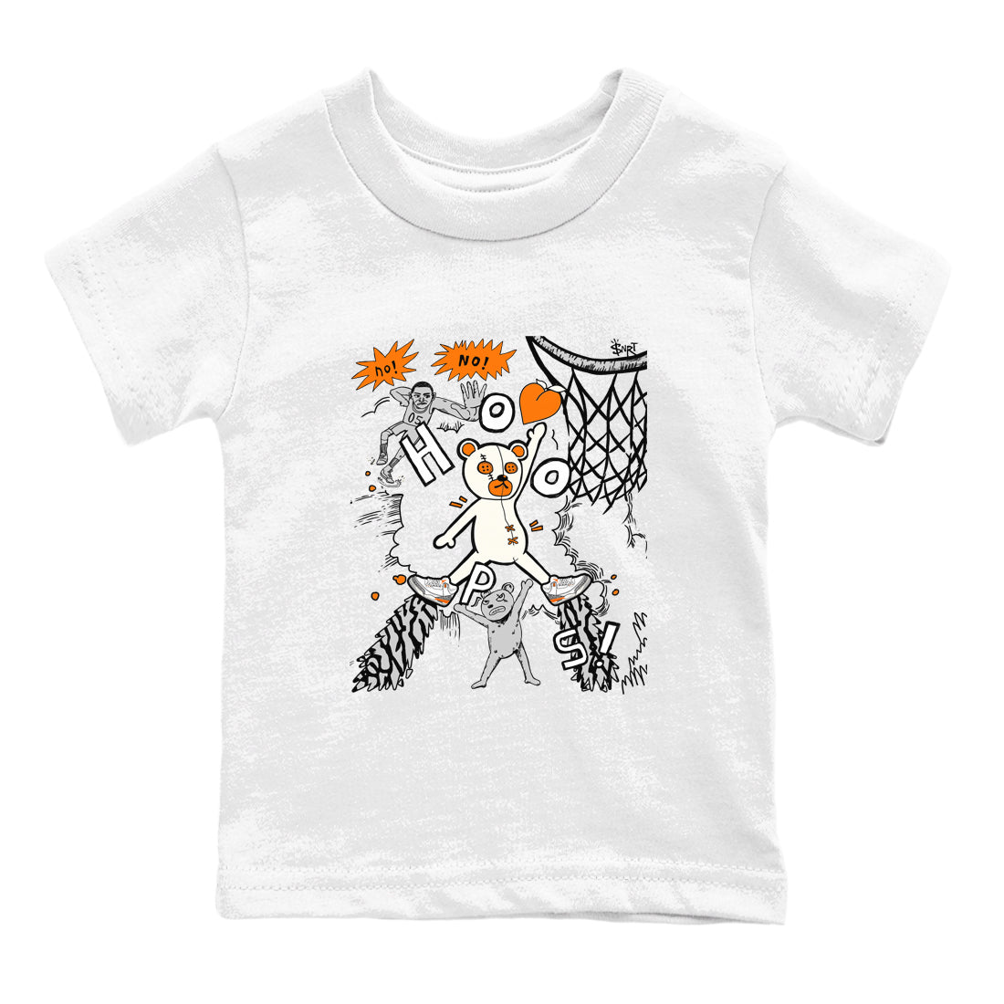 3s Georgia Peach shirt to match jordans Stop The Bear sneaker tees Air Jordan 3 Georgia Peach SNRT sneaker release tees baby toddler White 2 cotton Shirt