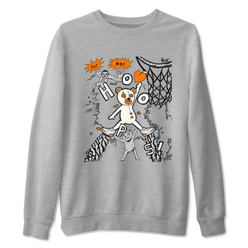 3s Georgia Peach shirt to match jordans Stop The Bear sneaker tees Air Jordan 3 Georgia Peach SNRT Sneaker Release Tees unisex cotton Heather Grey 2 crew neck shirt