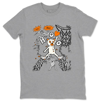 3s Georgia Peach shirt to match jordans Stop The Bear sneaker tees Air Jordan 3 Georgia Peach SNRT Sneaker Release Tees unisex cotton Heather Grey 2 crew neck shirt