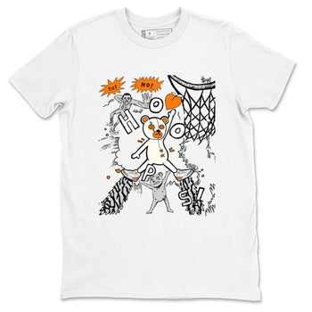 3s Georgia Peach shirt to match jordans Stop The Bear sneaker tees Air Jordan 3 Georgia Peach SNRT Sneaker Release Tees unisex cotton White 2 crew neck shirt