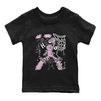 4s Retro Orchid shirts to match jordans Stop The Bear sneaker match tees Air Jordan 4 WMNS Orchid match shoes to clothes SNRT Sneaker Tees Youth Baby Black 2 tee