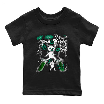 4s Oxidized Green shirts to match jordans Stop The Bear sneaker match tees Air Jordan 4 Oxidized Green SNRT Sneaker Tees streetwear brand Baby and Youth Black 2 cotton tee