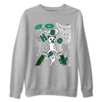 4s Oxidized Green shirts to match jordans Stop The Bear sneaker match tees Air Jordan 4 Oxidized Green SNRT Sneaker Tees streetwear brand Heather Grey 2 unisex cotton tee