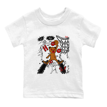 5s Archaeo Brown shirts to match jordans Stop The Bear sneaker match tees Air Jordan 5 Archaeo Brown match shoes to clothes SNRT Sneaker Tees Youth Baby White 2 tee