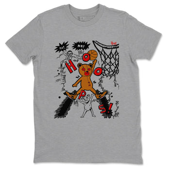 5s Archaeo Brown shirts to match jordans Stop The Bear sneaker match tees Air Jordan 5 Archaeo Brown match shoes to clothes SNRT Sneaker Tees unisex cotton Heather Grey 2 shirts