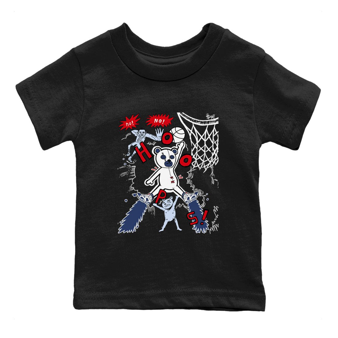 6s Olympic shirt to match jordans Stop The Bear sneaker tees Air Jordan 6 Olympic SNRT sneaker release tees baby toddler Black 2 cotton Shirt