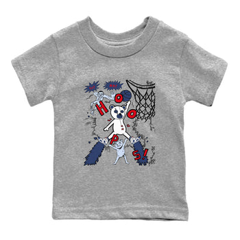 6s Olympic shirt to match jordans Stop The Bear sneaker tees Air Jordan 6 Olympic SNRT sneaker release tees baby toddler Heather Grey 2 cotton Shirt