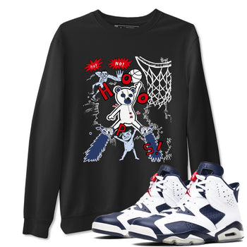 6s Olympic shirt to match jordans Stop The Bear sneaker tees Air Jordan 6 Olympic SNRT Sneaker Release Tees unisex cotton Black 1 crew neck shirt