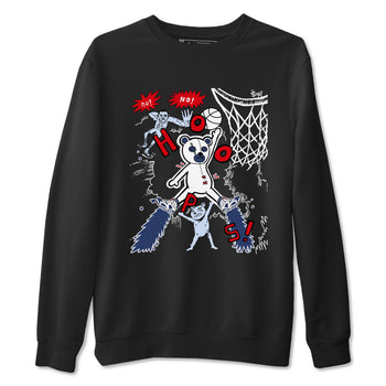 6s Olympic shirt to match jordans Stop The Bear sneaker tees Air Jordan 6 Olympic SNRT Sneaker Release Tees unisex cotton Black 2 crew neck shirt