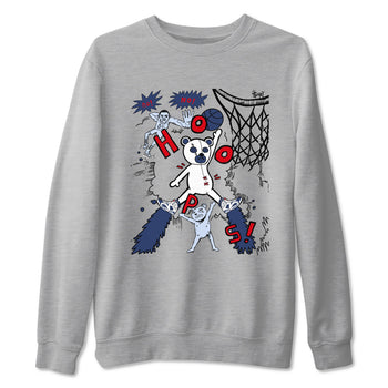 6s Olympic shirt to match jordans Stop The Bear sneaker tees Air Jordan 6 Olympic SNRT Sneaker Release Tees unisex cotton Heather Grey 2 crew neck shirt