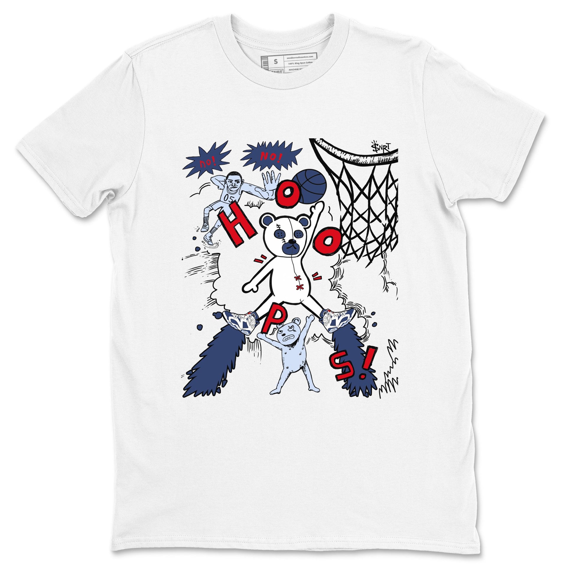 6s Olympic shirt to match jordans Stop The Bear sneaker tees Air Jordan 6 Olympic SNRT Sneaker Release Tees unisex cotton White 2 crew neck shirt