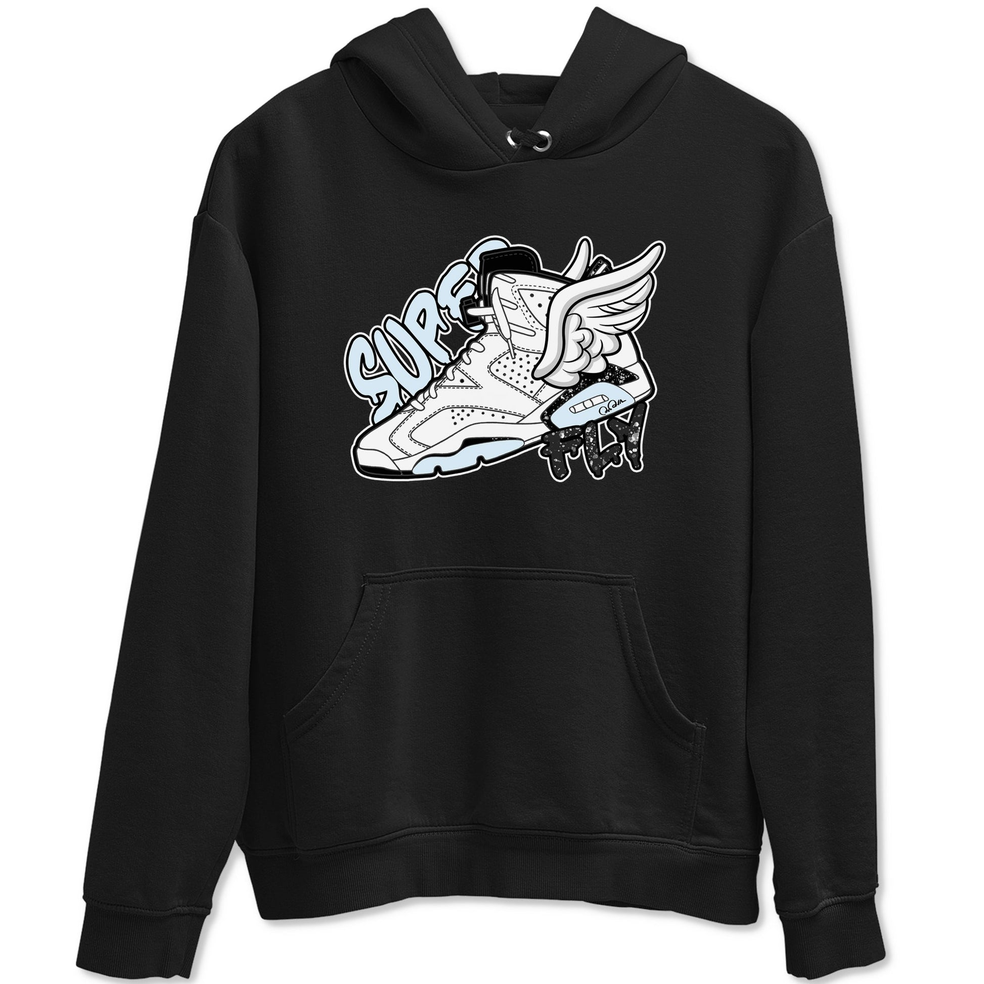 AJ6 White Black shirts to match jordans Super Fly sneaker match tees Air Jordan 6 White Black SNRT Sneaker Tees streetwear brand Black 2 unisex cotton tee
