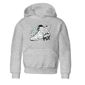 AJ6 White Black shirts to match jordans Super Fly sneaker match tees Air Jordan 6 White Black SNRT Sneaker Tees streetwear brand Baby and Youth Heather Grey 2 cotton tee