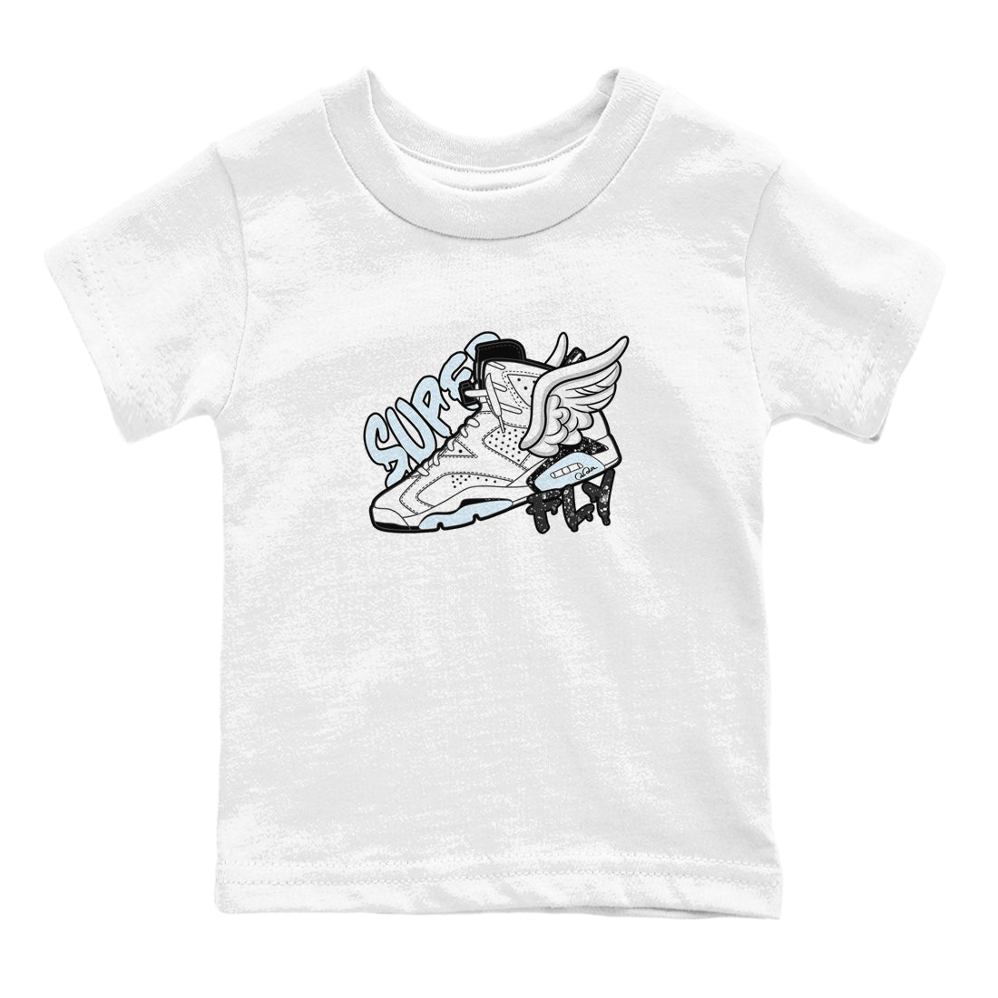 AJ6 White Black shirts to match jordans Super Fly sneaker match tees Air Jordan 6 White Black SNRT Sneaker Tees streetwear brand Baby and Youth White 2 cotton tee