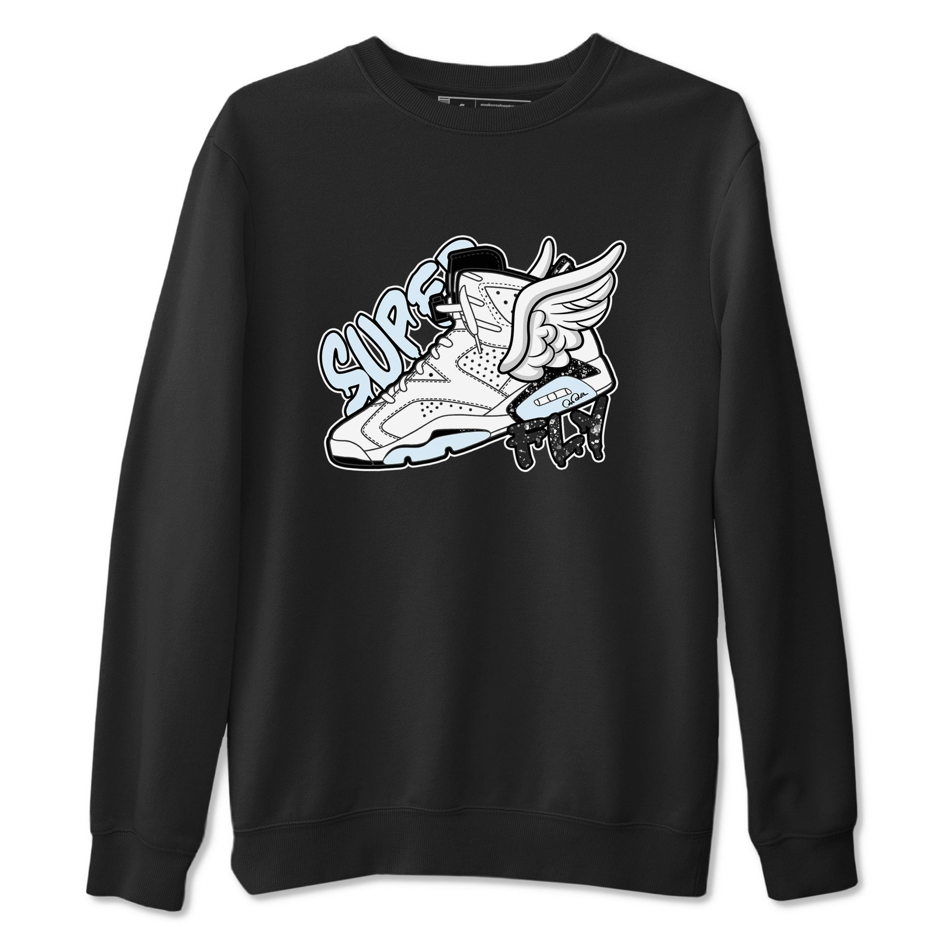 AJ6 White Black shirts to match jordans Super Fly sneaker match tees Air Jordan 6 White Black SNRT Sneaker Tees streetwear brand Black 2 unisex cotton tee