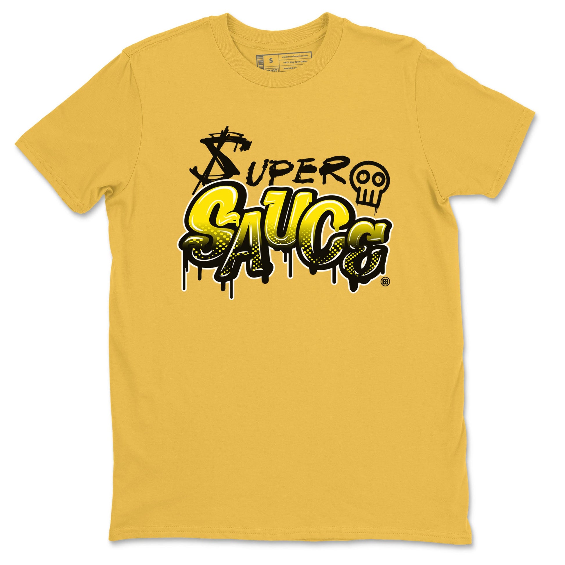 4s Vivid Sulfur shirt to match jordans Super Sauce sneaker tees Air Jordan 4 Vivid Sulfur SNRT Sneaker Release Tees unisex cotton Daisy 2 crew neck shirt