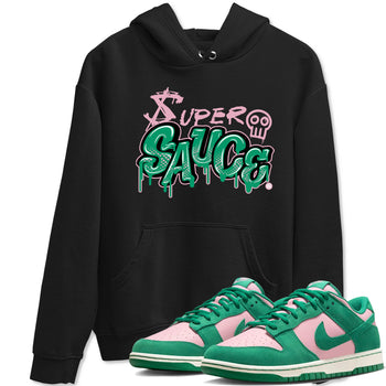Dunk Low Medium Soft Pink Malachite shirt to match jordans Super Sauce sneaker tees Dunks Medium Soft Pink Malachite Streetwear Brand SNRT Sneaker Release Tees unisex cotton Black 1 crew neck shirt