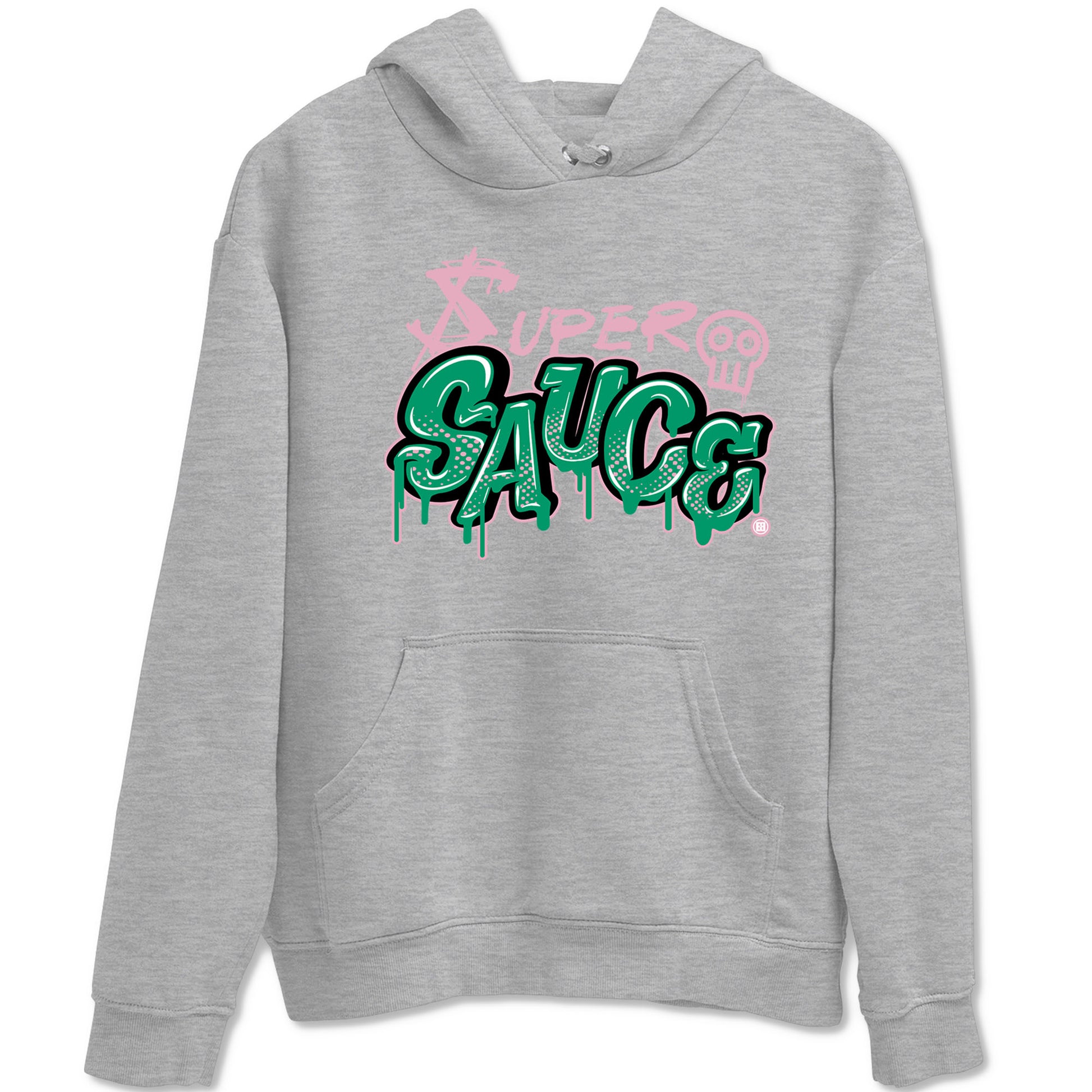 Dunk Low Medium Soft Pink Malachite shirt to match jordans Super Sauce sneaker tees Dunks Medium Soft Pink Malachite Streetwear Brand SNRT Sneaker Release Tees unisex cotton Heather Grey 2 crew neck shirt