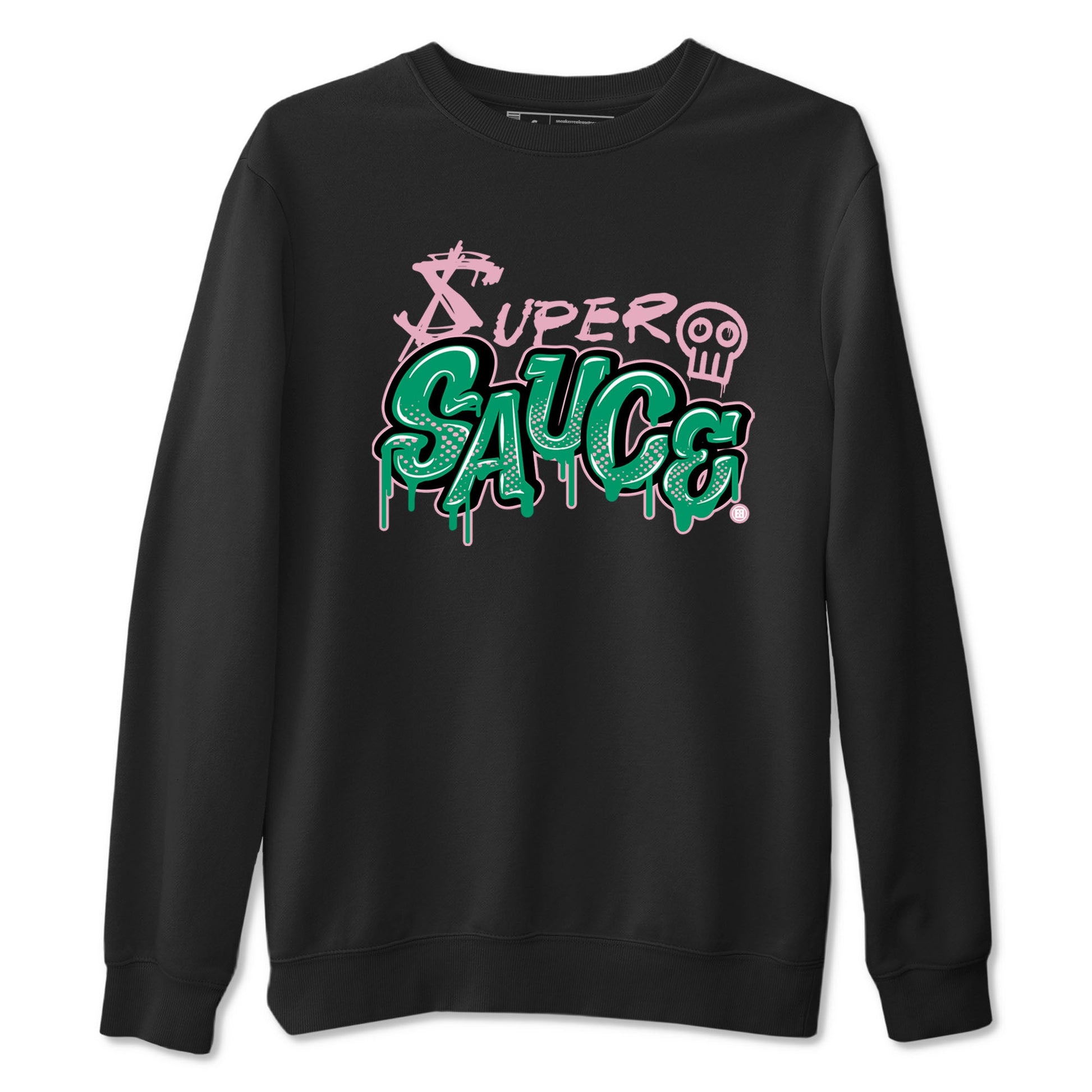 Dunk Low Medium Soft Pink Malachite shirt to match jordans Super Sauce sneaker tees Dunks Medium Soft Pink Malachite Streetwear Brand SNRT Sneaker Release Tees unisex cotton Black 2 crew neck shirt