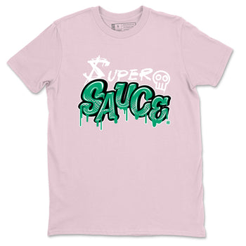 Dunk Low Medium Soft Pink Malachite shirt to match jordans Super Sauce sneaker tees Dunks Medium Soft Pink Malachite Streetwear Brand SNRT Sneaker Release Tees unisex cotton Pink 2 crew neck shirt