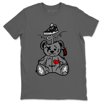 3s Black Cement shirts to match jordans Surprise Teddy Bear sneaker match tees Air Jordan 3 Retro OG Black Cement match shoes to clothes SNRT Sneaker Tees unisex cotton Cool Grey 2 shirts