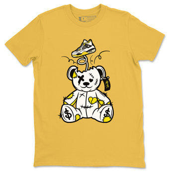 Air Jordan 4 Retro Vivid Sulfur shirt to match jordans Surprise Teddy Bear sneaker tees 4s Vivid Sulfur SNRT Sneaker Release Tees unisex cotton Daisy 2 crew neck shirt