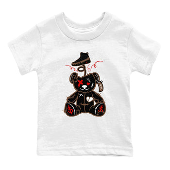 9s Olive shirts to match jordans Surprise Teddy Bear sneaker match tees Air Jordan 9 Olive match shoes to clothes SNRT Sneaker Tees Youth Baby White 2 tee