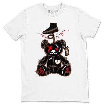 9s Olive shirts to match jordans Surprise Teddy Bear sneaker match tees Air Jordan 9 Olive match shoes to clothes SNRT Sneaker Tees unisex cotton White 2 shirts