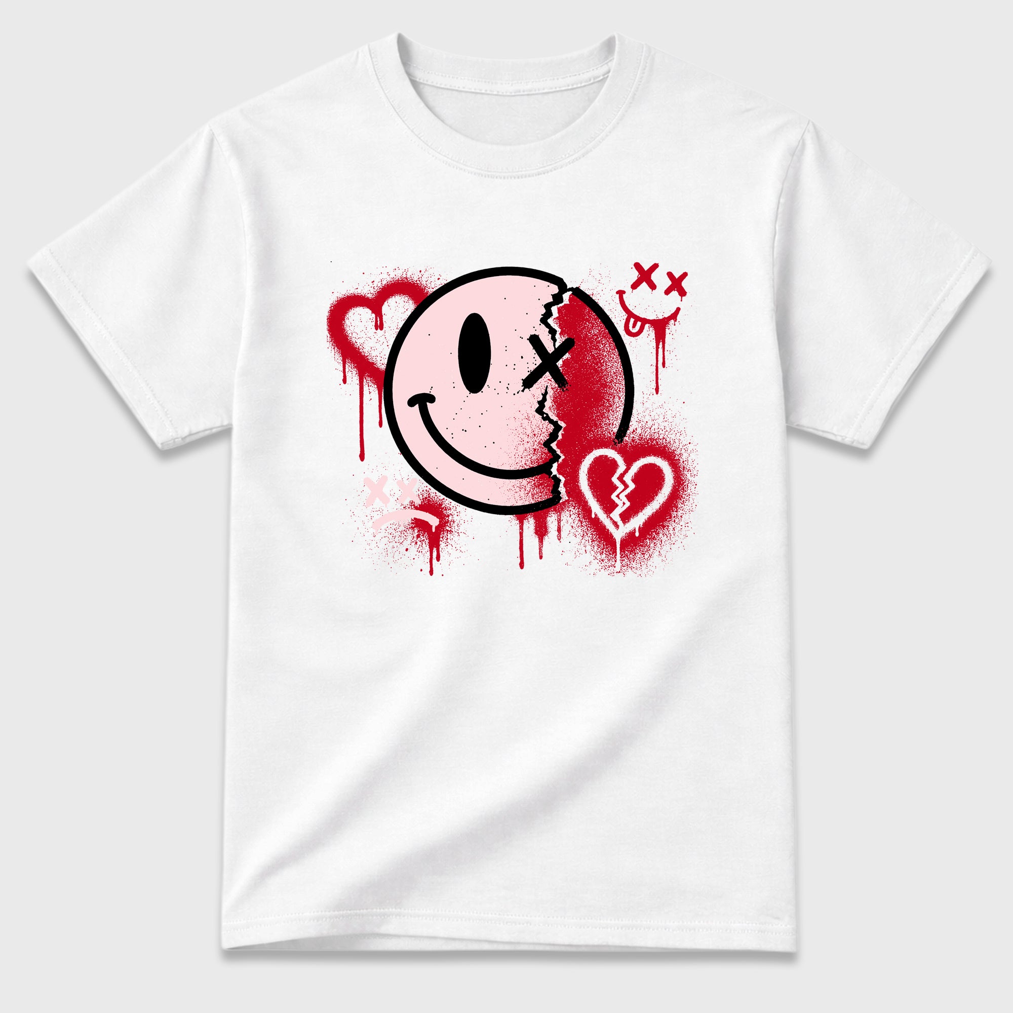 Sweet Damage Graphic T-Shirt featuring original streetwear artwork designed to match the Air Jordan 1 Nails and Grails. White 2 Graphic T-Shirt.