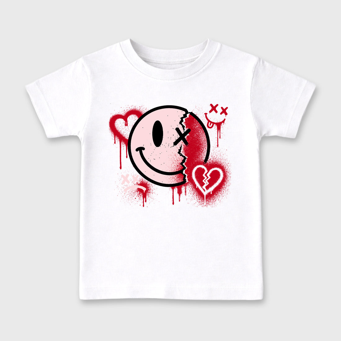 Sweet Damage Baby & Kids Graphic T-Shirt featuring original artwork designed to match the Air Jordan 1 Nails and Grails. White 2 Kids Graphic Tee.