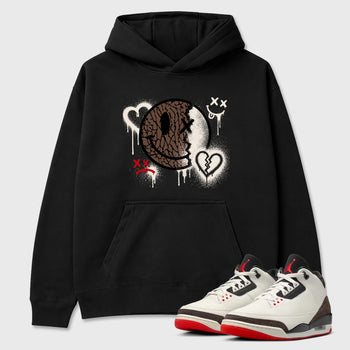 Sweet Damage Graphic T-Shirt sneaker match tee designed for the Air Jordan 3 World's Best Dad, featuring coordinated color options for a perfect streetwear match. Black 1 shirt.