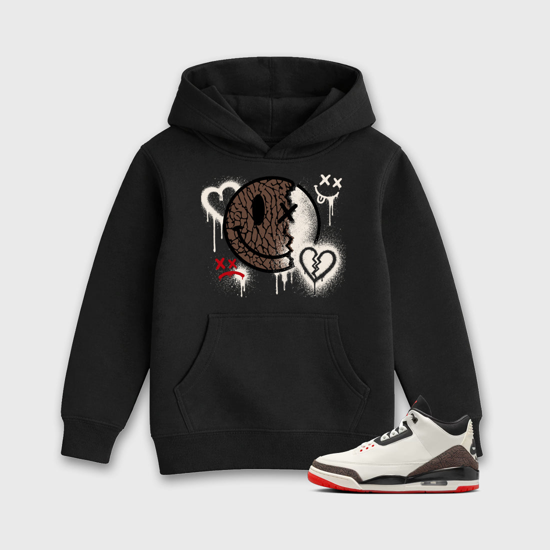 Sweet Damage affordable baby and kids t-shirt designed to match the Air Jordan 3 World's Best Dad, featuring coordinated Black 1 options for the perfect little sneakerhead streetwear look.