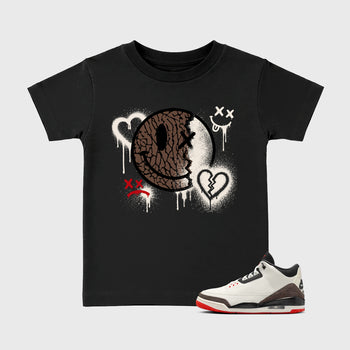Sweet Damage affordable baby and kids t-shirt designed to match the Air Jordan 3 World's Best Dad, featuring coordinated Black 1 options for the perfect little sneakerhead streetwear look.