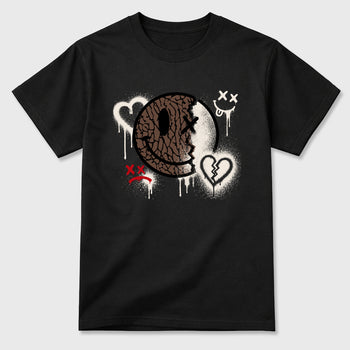 Sweet Damage Graphic T-Shirt sneaker match tee designed for the Air Jordan 3 World's Best Dad, featuring coordinated color options for a perfect streetwear match. Black 2 shirt.