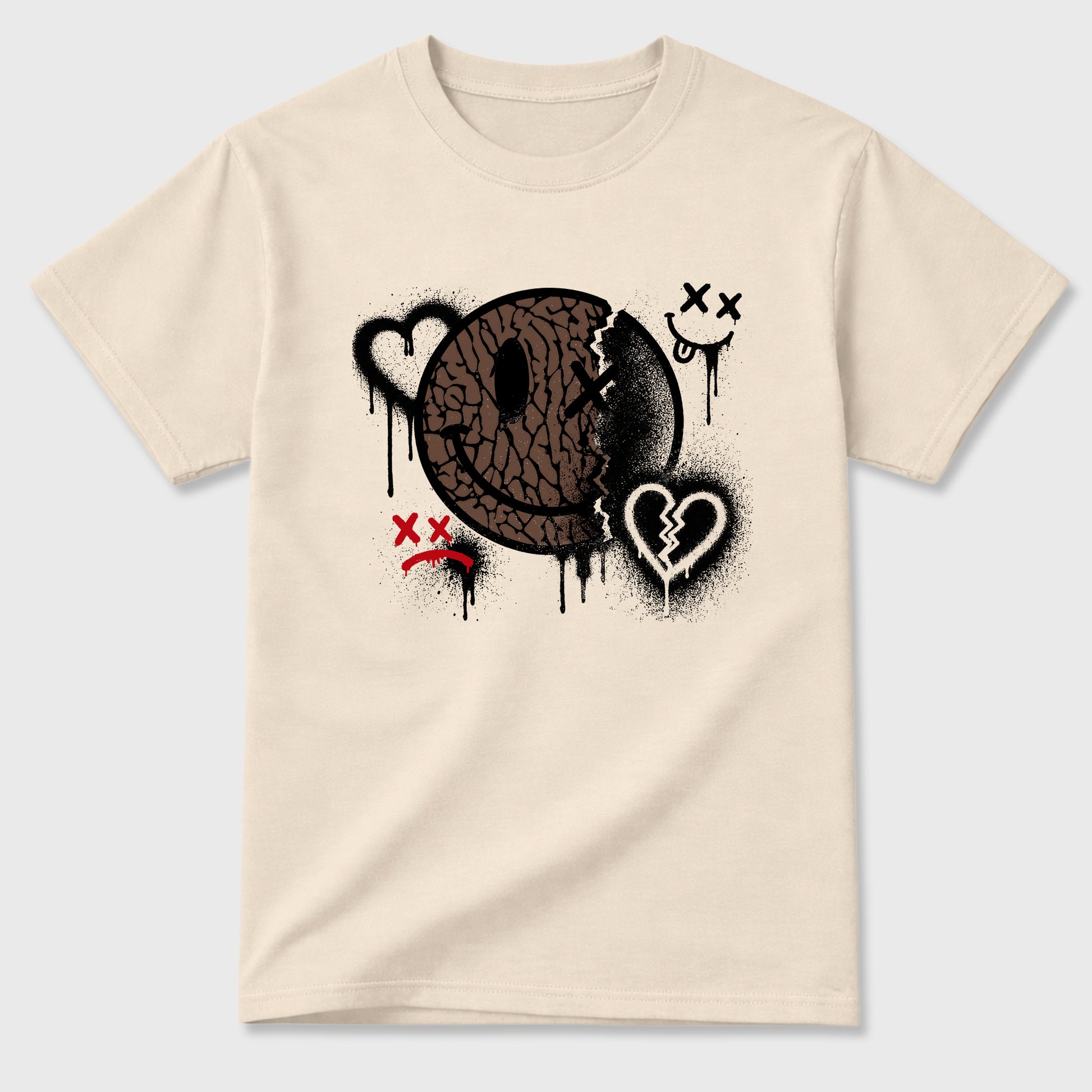 Sweet Damage Graphic T-Shirt sneaker match tee designed for the Air Jordan 3 World's Best Dad, featuring coordinated color options for a perfect streetwear match. Natural 2 shirt.