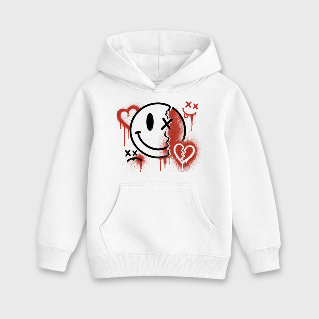 Sneakerfit Streetwear outfit, Sneaker Tees To Match Air Jordan 4 Brick After Brick – Sweet Damage Graphic Kids Tee White 2