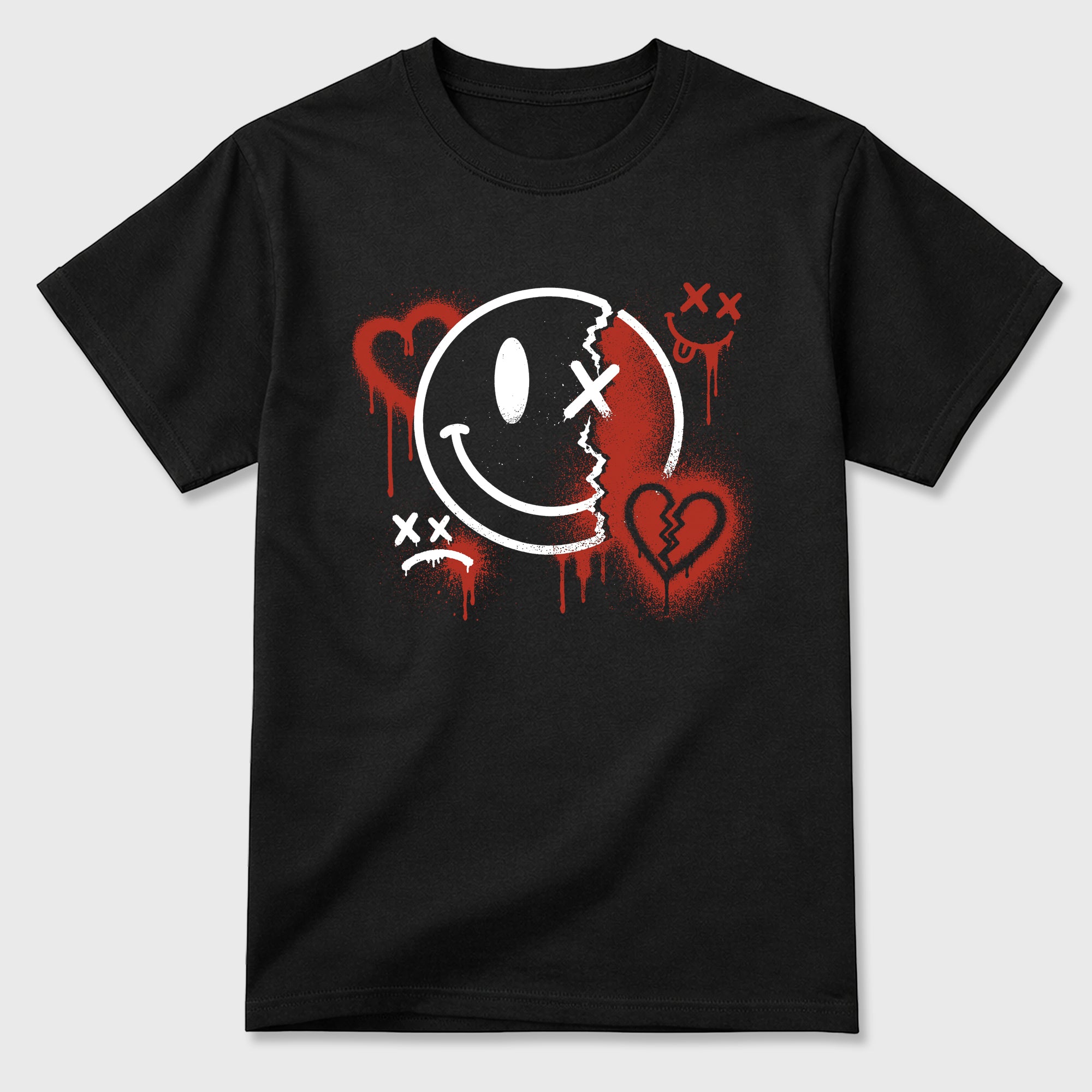 Sneakerfit Streetwear outfit, Sneaker Tees To Match Air Jordan 4 Brick After Brick – Sweet Damage Graphic Tee Black 2