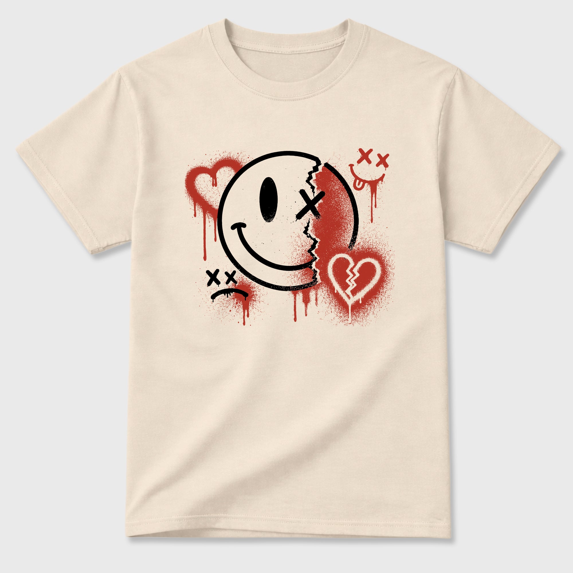 Sneakerfit Streetwear outfit, Sneaker Tees To Match Air Jordan 4 Brick After Brick – Sweet Damage Graphic Tee Natural 2